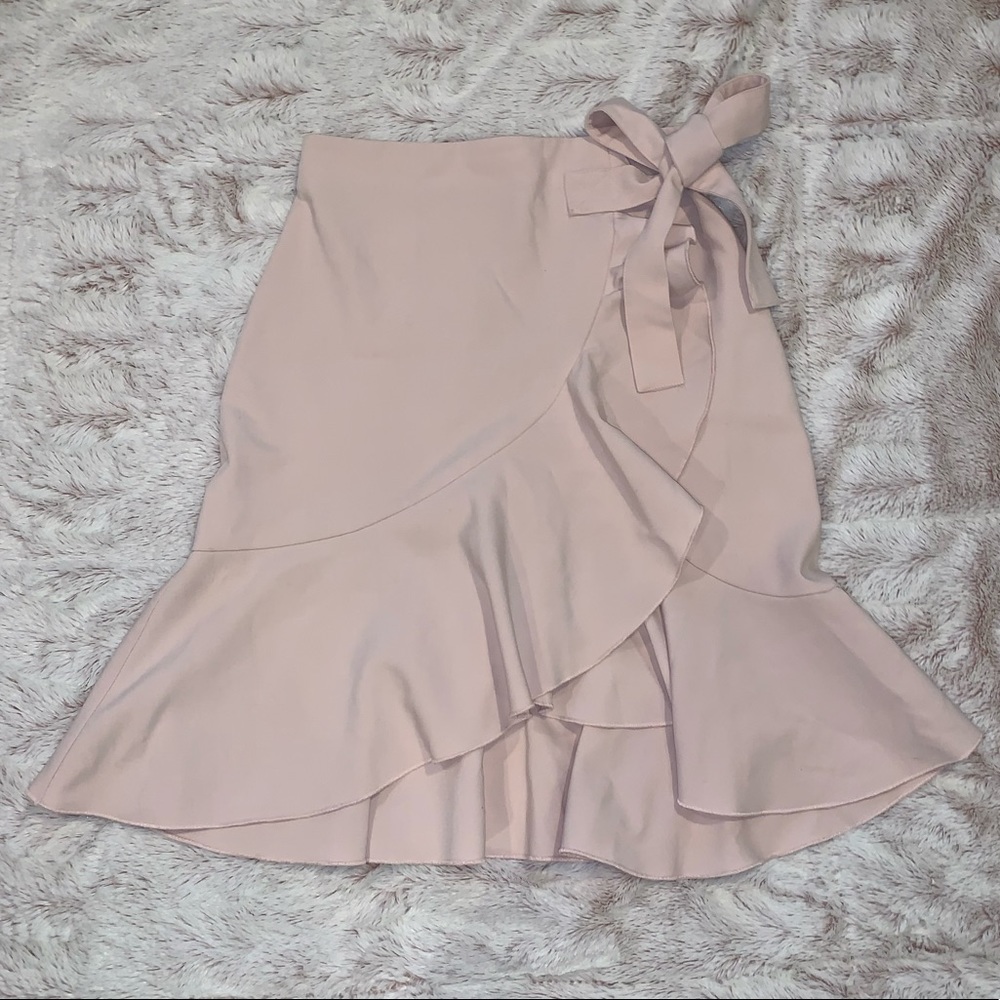 H&M Pink Flounce Skirt